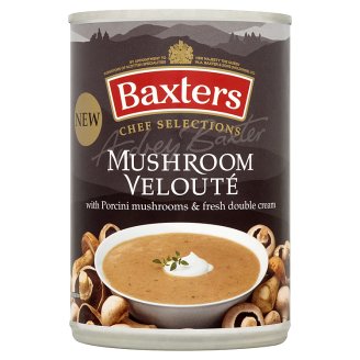 Baxters Sametová houbová polévka s hříbky a čerstvou šlehačkou 400g