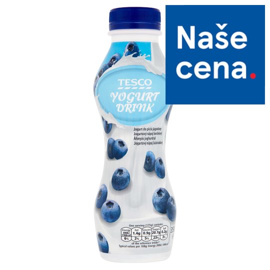 Tesco Borůvkový jogurtový nápoj 350g