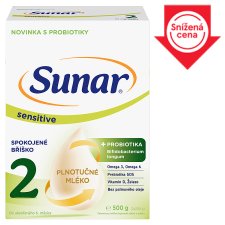 Sunar Sensitive 2 Follow-On Baby Formula in Powder 2 x 250g (500g)