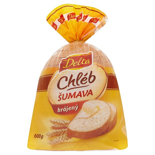 Delta Šumava pšenično žitný chléb krájený 600g