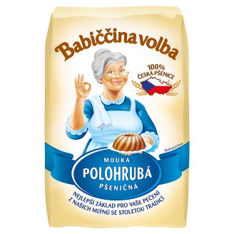 Babiččina Volba Mouka polohrubá pšeničná 1kg