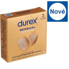 Durex Sensual No Latex Condoms 3 pcs