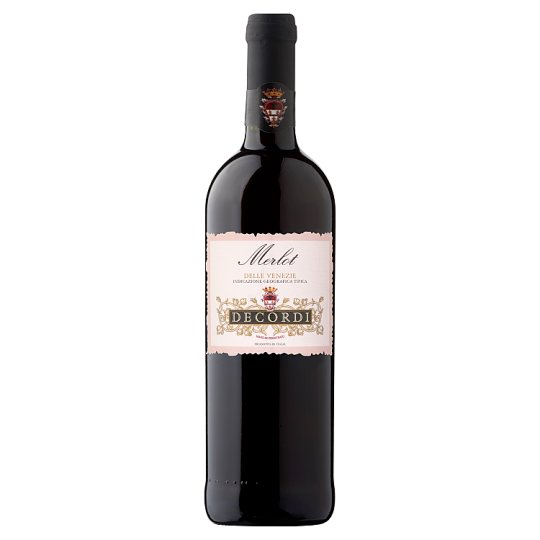 Decordi Merlot Delle Venezie červené víno 750ml