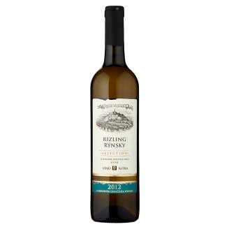Víno Nitra Selection Riesling Quality Dry White Wine 0.75 L