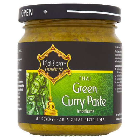 Vegan Thai Green Curry Paste Tesco