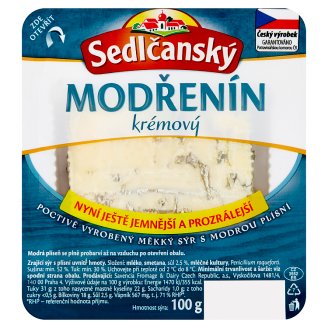Sedlčanský Modřenín krémový sýr s modrou plísní 100g
