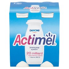 Actimel probiotický jogurtový nápoj bílý slazený 4 x 100g (400g)