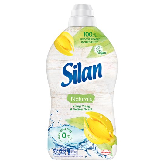 Silan Naturals Ylang Ylang & Vetiver Concentrated Fabric Softener 62