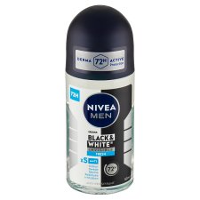 Nivea Men Black & White Invisible Fresh Antiperspirant Roll-On 50ml