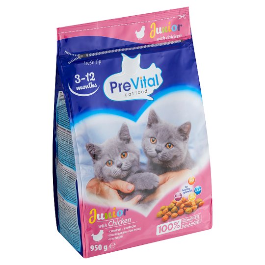 PreVital Junior Complete Food for Kittens with Chicken 950g Tesco