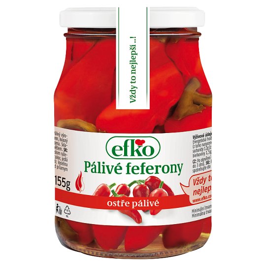 efko Pálivé feferony 300g