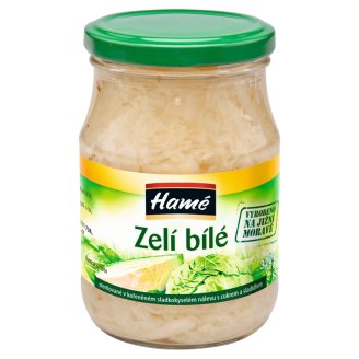 Hamé Zelí bílé sterilované v kořeněném sladkokyselém nálevu 320g