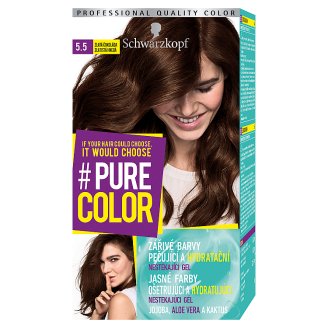 Schwarzkopf Pure Color barva na vlasy Zlatá Čokoláda 5.5