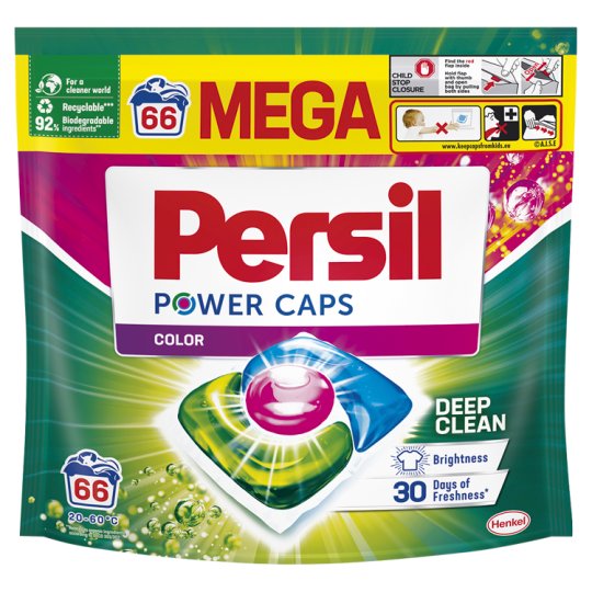 Persil Power Caps Color Deep Clean Dispensed Detergent 66 Washes 66 x