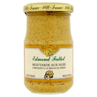 Edmond Fallot Dijonská hořčice s vlašskými ořechy 210g
