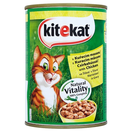Kitekat S kuřecím masem ve šťávě 400g