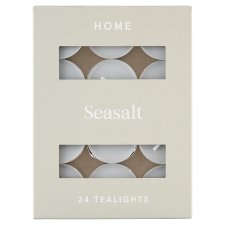 Tesco Home Seasalt Scented Tealights 24 x 8.3g