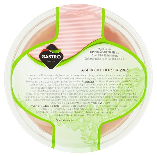Gastro Aspikový dortík 230g