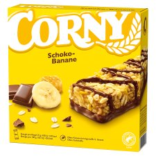 Corny Cereal Bar with Bananas in Milk Chocolate 6 x 25g (150g)