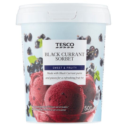 Tesco Black Currant Sorbet 500ml