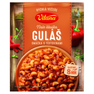 Vitana Máme chuť na... Guláš omáčka s těstovinami 160g
