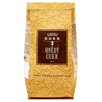 Korunní Cukr Hnědý cukr krystal 500g