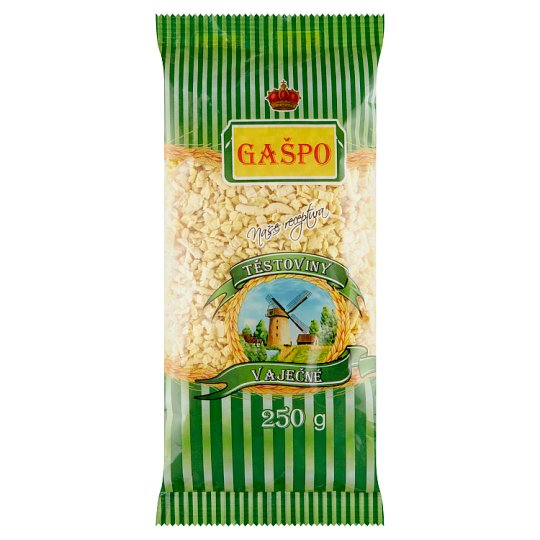 Gašpo Těstoviny vaječné polévkové drobení 250g
