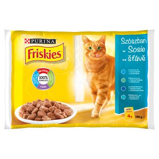 FRISKIES multipack ve šťávě 4 x 100g