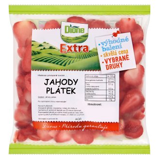 Dione Extra Jahody plátek 500g