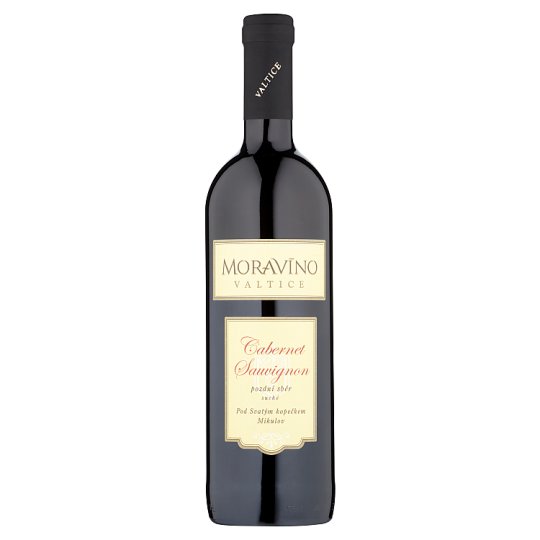 Moravíno Valtice Cabernet Sauvignon jakostní víno s přívlastkem pozdní sběr červené suché 0,75l