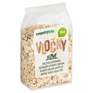 Country Life Bio vločky ječné 250g