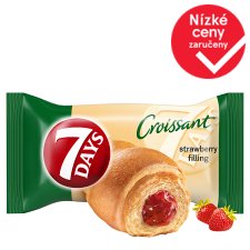 7 Days Croissant s jahodovou náplní 60g