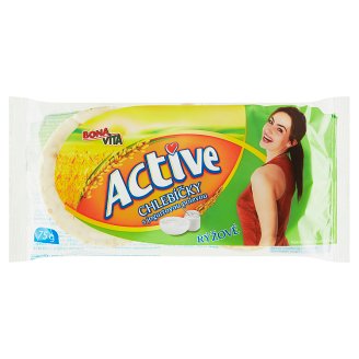 Bona Vita Chlebíčky rýžové s jogurtovou polevou 75g