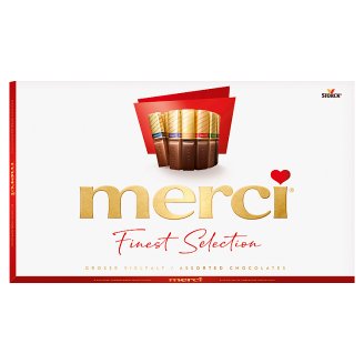 Merci 8 druhů vybraných čokoládových specialit 400g