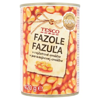 Tesco Fazole v rajčatové omáčce 420g