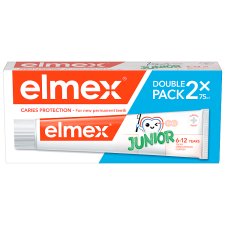 elmex Junior Toothpaste 6-12 years 2x 75 ml