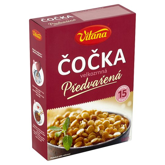 Vitana Lentil Coarse Grained Parboiled 400g