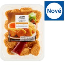 Tesco Předsmažené obalované kuřecí nugety s kečupem 400g