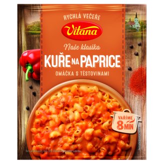 Vitana Máme chuť na... Kuře na paprice omáčka s těstovinami 167g