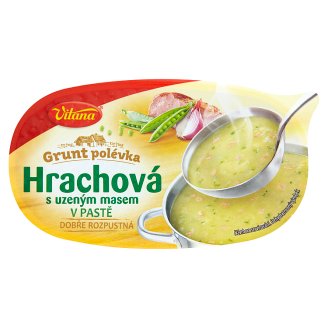 Vitana Grunt Polévka Hrachová s uzeným masem v pastě 107g
