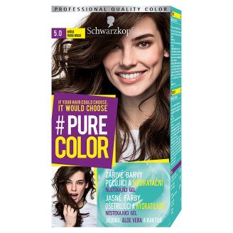 Schwarzkopf Pure Color barva na vlasy Hnědá 5.0