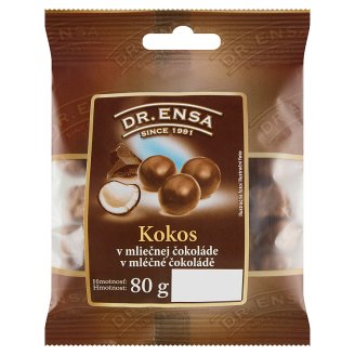 Dr. Ensa Kokos v mléčné čokoládě 80g
