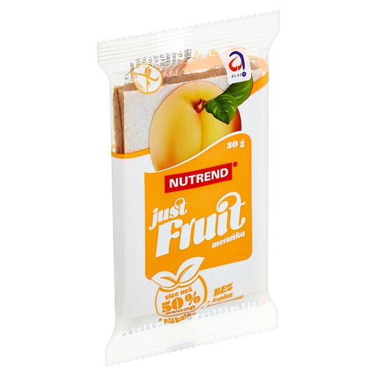 Nutrend Just Fruit Apricot Fruit Bar 30g Tesco Groceries
