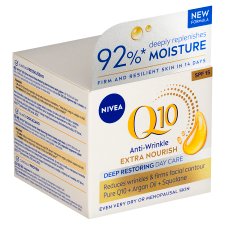 Nivea Q10 Extra Nourish Anti-Wrinkle Day Cream SPF 15 50ml