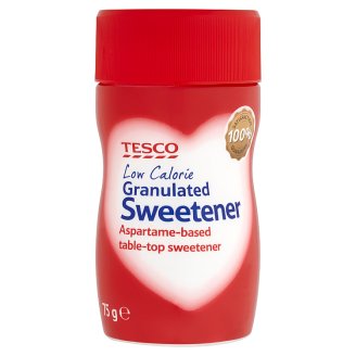 Tesco Stolní sladidlo na bázi aspartamu - granulované 75g