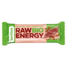 bombus Natural Energy Raw Bio Energy Peanuts & Cocoa 50g