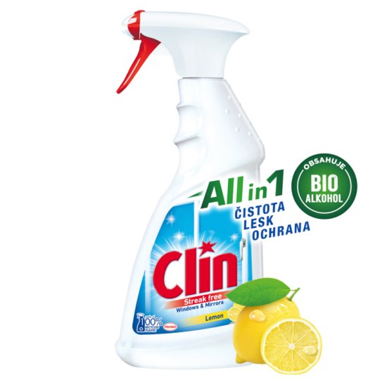 Clin čistič oken Lemon 500ml