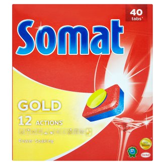Somat Gold Prostředek na automatické mytí nádobí / tablety 40 ks 760g
