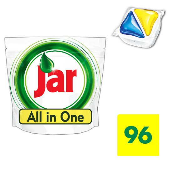 Jar Vše-v-1 Kapsle Do Automatické Myčky Nádobí Lemon 96 Ks