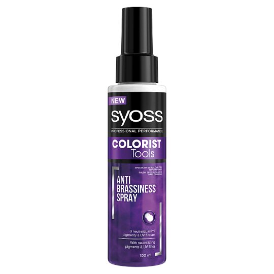 Syoss Colorist Tools sprej proti žlutým tónům 100ml